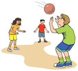 Cooperative Skills Challenge volley up challenge